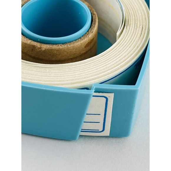 Tupperware Kitchen Vintage Blue Tupperware Label Dispenser W Roll